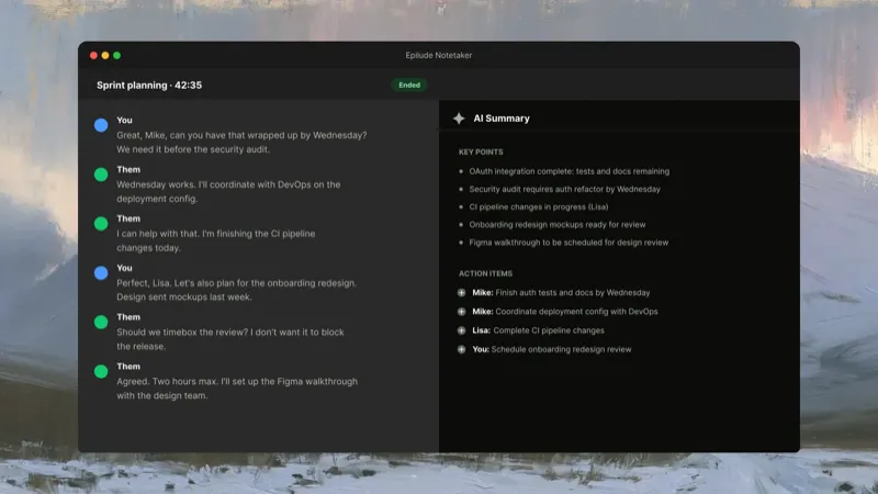Best local AI meeting note takers for Mac