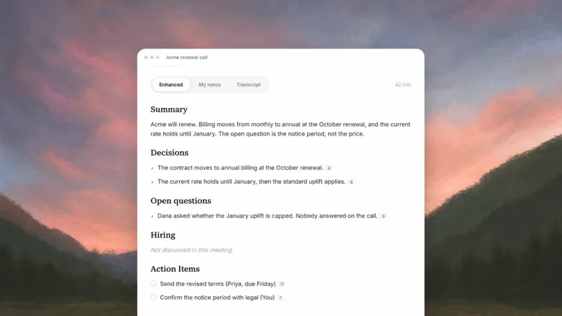Introducing Notetaker