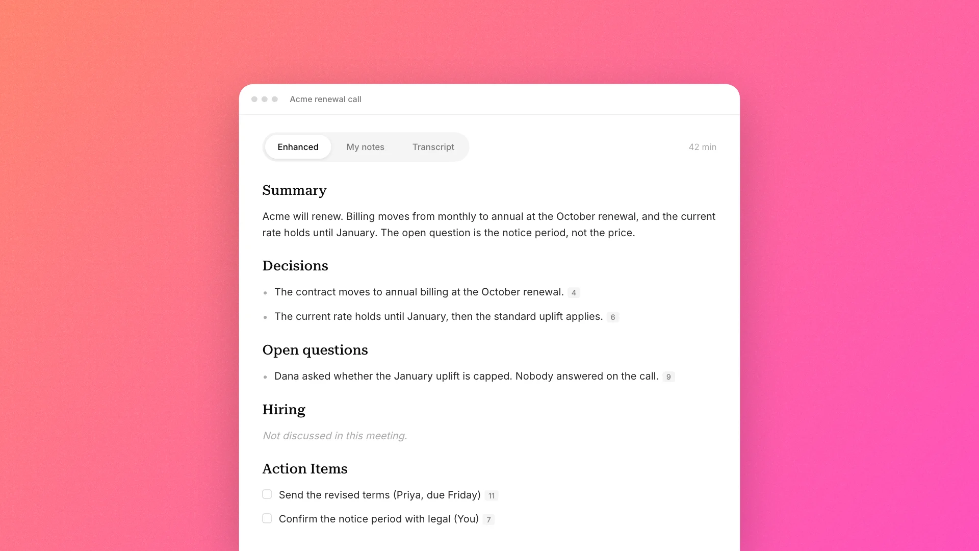 Introducing Notetaker